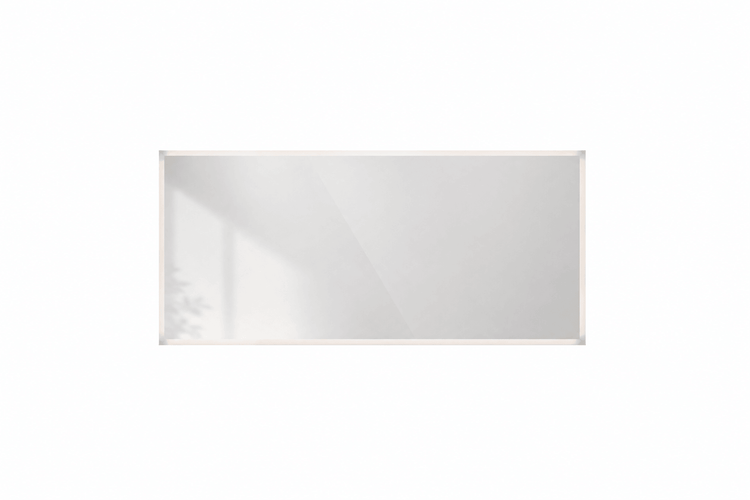 LED Plexi Glass Mirror, Dimmerable Sensor, Safety Film Backed Mirror Glass 55.1" × 23.8" × 1.5"