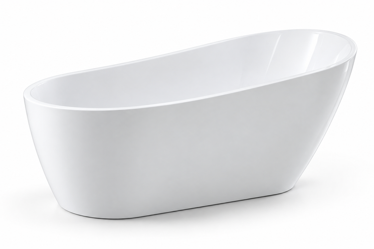Bañera de acrílico de inmersión profunda Jinox de 67"