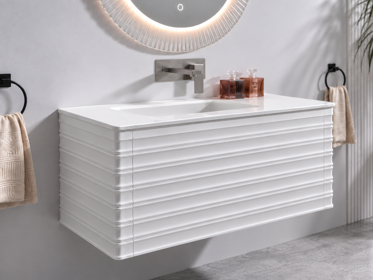 Jinox Segmenta Solid Wood Vanity 40", 48"