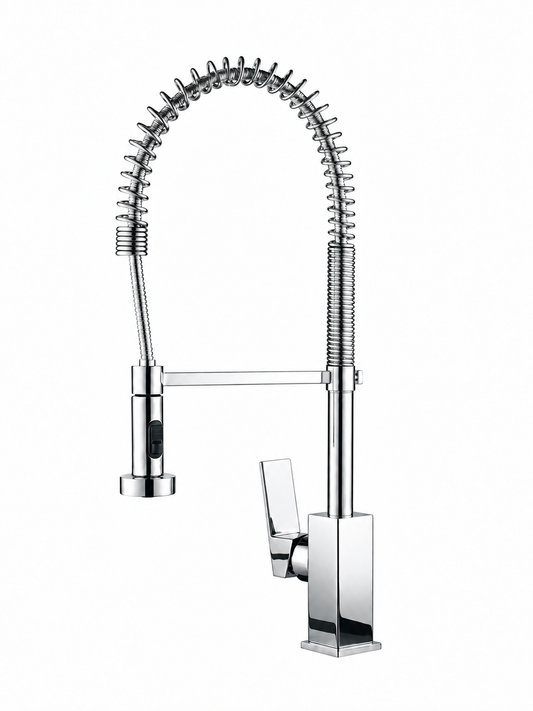 Grifo mezclador de cocina Jinox monomando con rociador extraíble