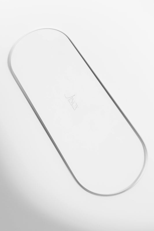 Jinox Washbasin, Oval, Solid Surface - Pop-Up Included