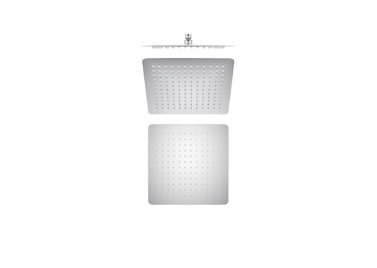 Jinox Square Shower Head Rain Chrome