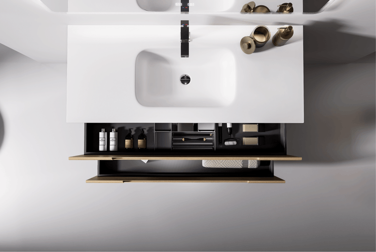 Jinox Stambul Acrylic Countertop Matt White for Centered Basin
